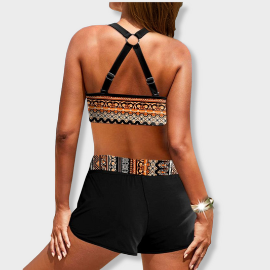LUISA | BIKINI Z GEOMETRYCZNYM WZOREM