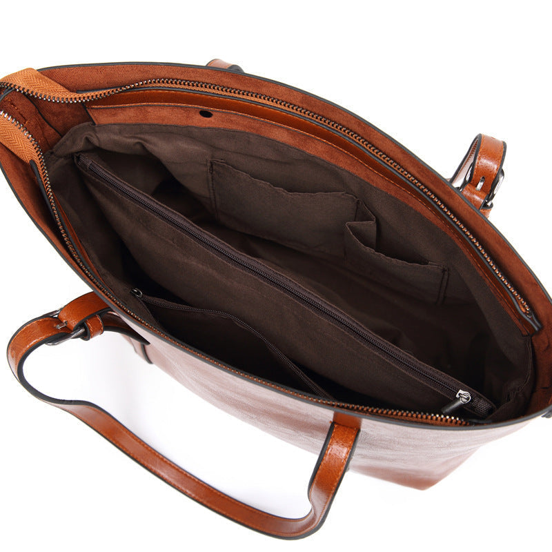 Sophia | Výnimočná Elegancia Kožená Tote Taška