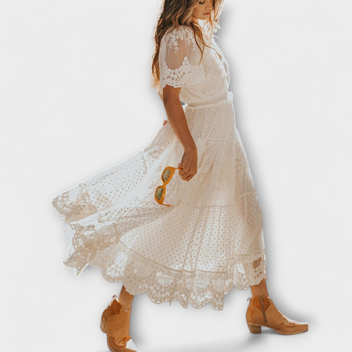 Helena | Midi šaty Lacey s V výstrihom
