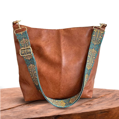 Linda | Vintage Charm Kožená Taška cez Rameno
