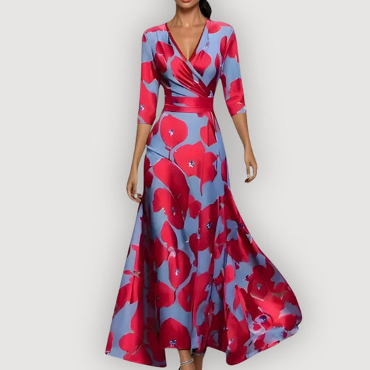 DIANA | Kwiatowa SUKIENKA MAXI