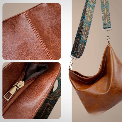 Linda | Vintage Charm Kožená Taška cez Rameno