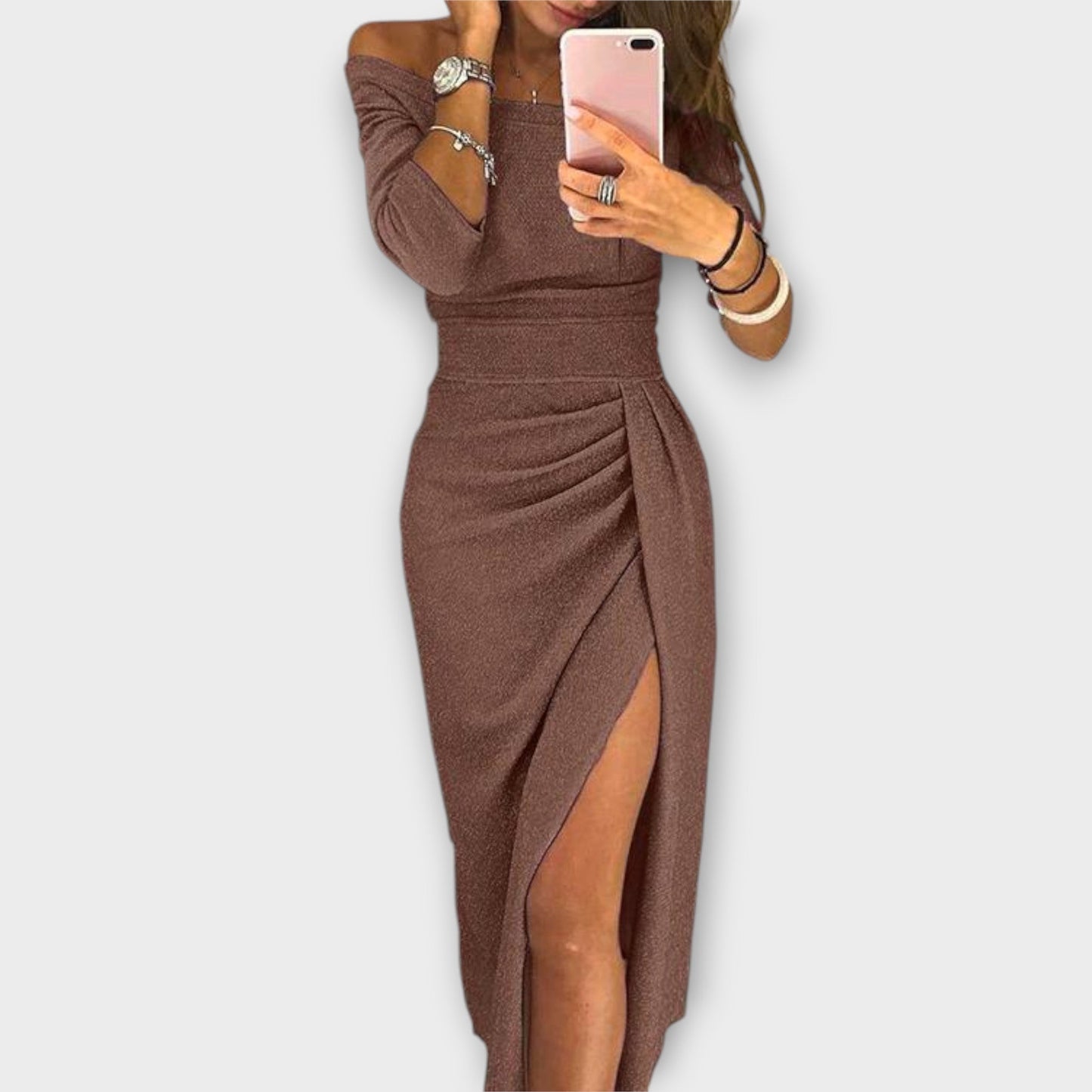 Lena | Elegantná šaty bez ramienok