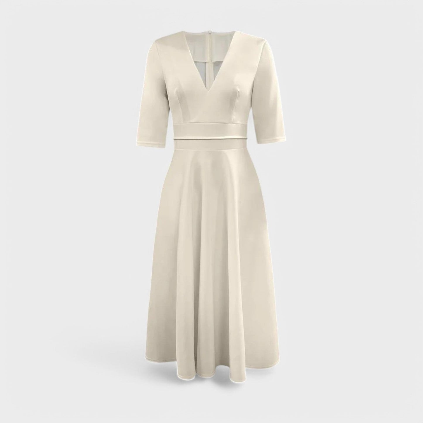 Helena | Elegantné šaty s V výstrihom