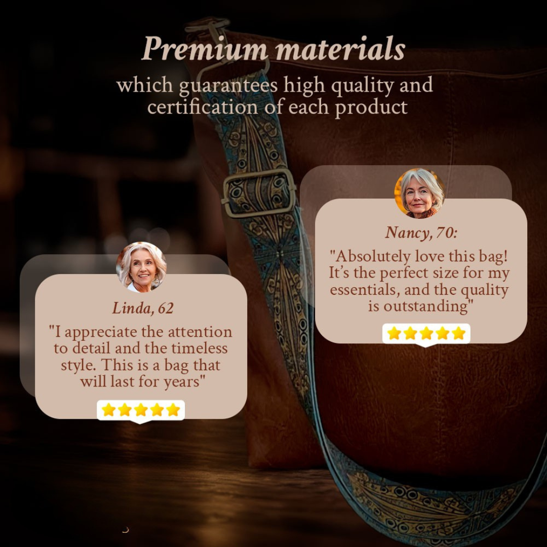Linda | Vintage Charm Kožená Taška cez Rameno