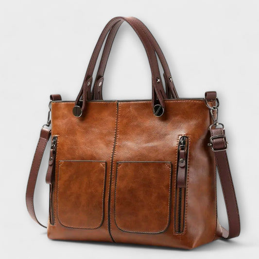 Maria. | Elegancka skórzana torba