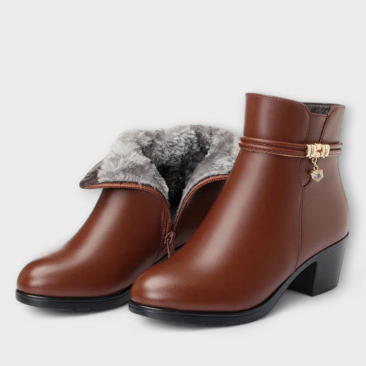 Asta – Eleganckie zimowe buty z zamkiem błyskawicznym
