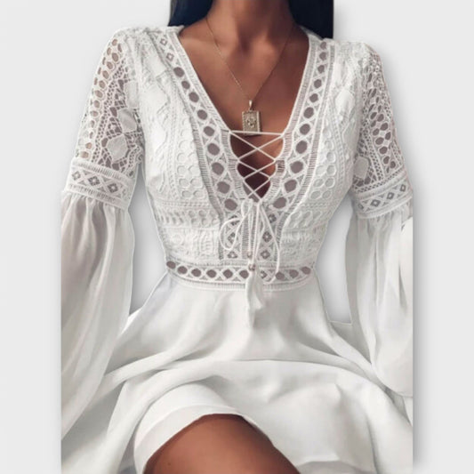 Paula | Idealna Krótka Sukienka w Stylu Boho