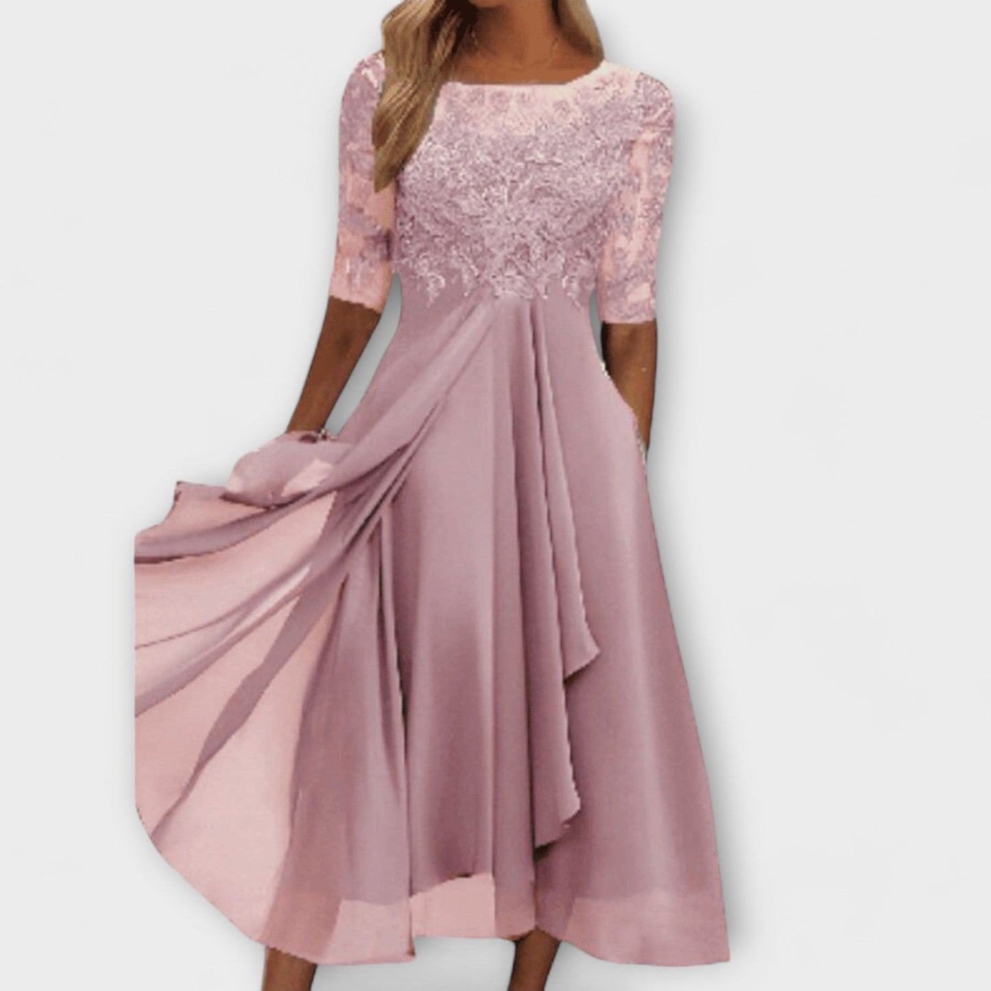 Sara – Elegantné Šaty pre Svadobných Hostí