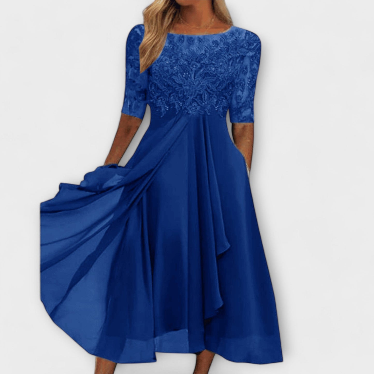 Sara – Elegantné Šaty pre Svadobných Hostí
