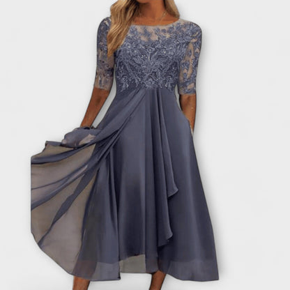 Sara – Elegantné Šaty pre Svadobných Hostí