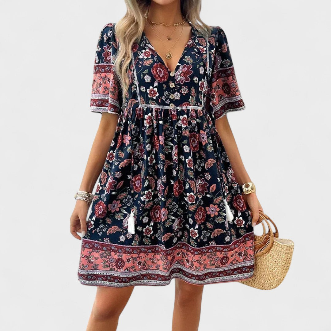 Marta | Boho Kvetinové Šaty