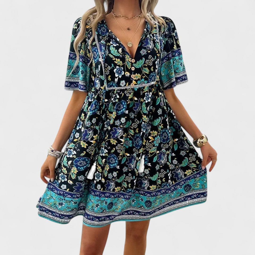 Marta | Boho Kvetinové Šaty