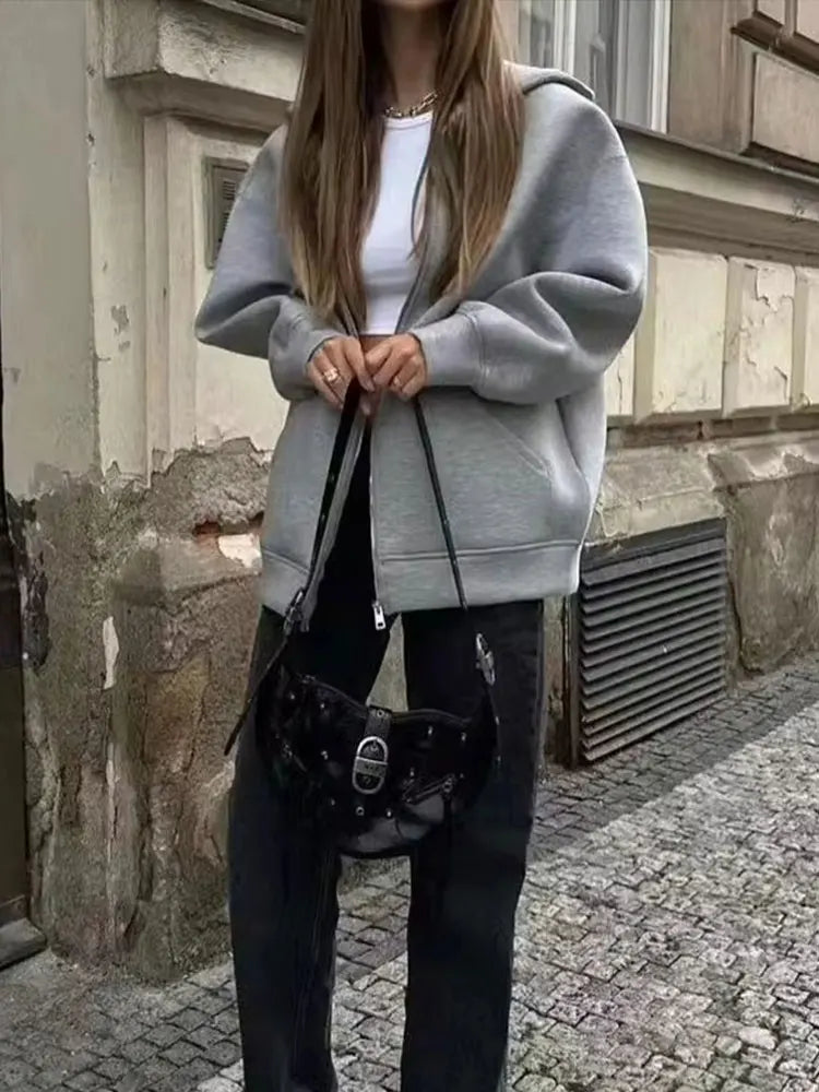Milena™ | Pohodlná oversize mikina s kapucňou a vreckami
