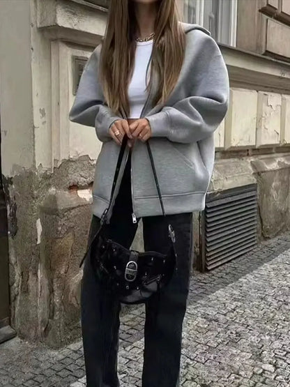 Milena™ | Pohodlná oversize mikina s kapucňou a vreckami