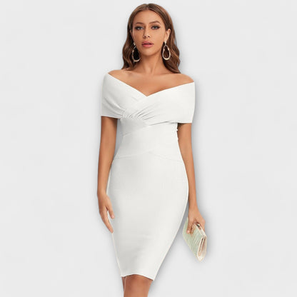 Ofélia | Elegantné Šaty s V Výstrihom