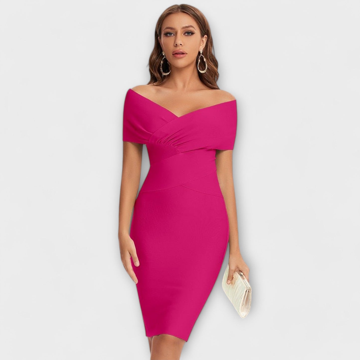 Ofélia | Elegantné Šaty s V Výstrihom