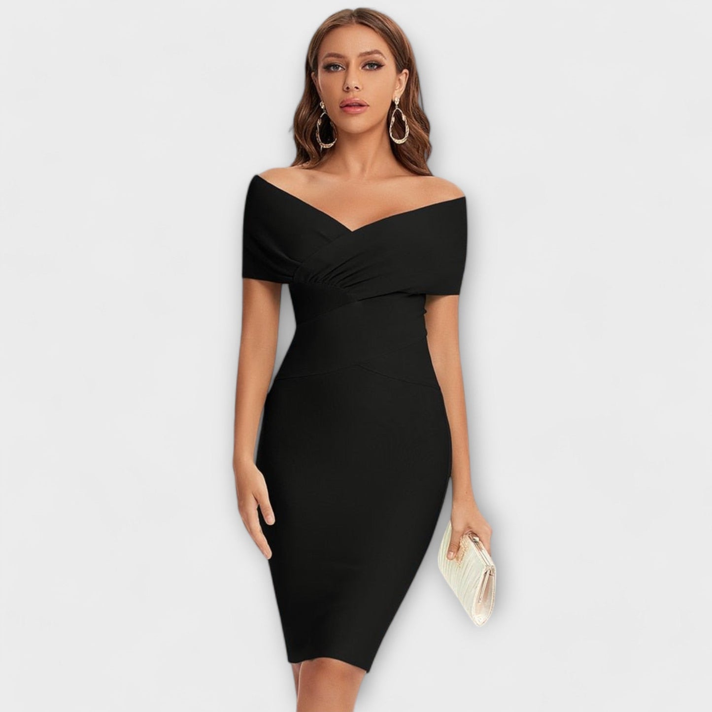 Ofélia | Elegantné Šaty s V Výstrihom