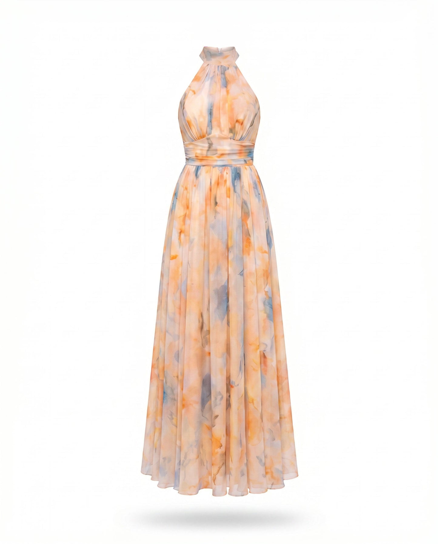 Aurora™ | Elegantné maxi šaty s umeleckou potlačou