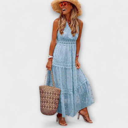 Lola | Maxi sukňa s boho čipkou