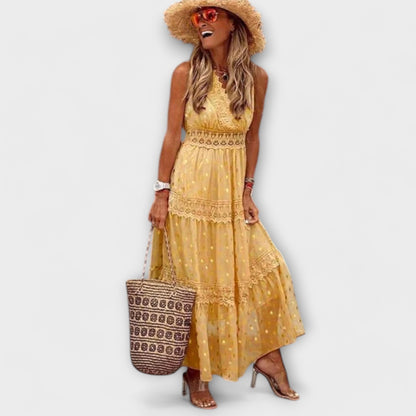 Lola | Maxi sukňa s boho čipkou