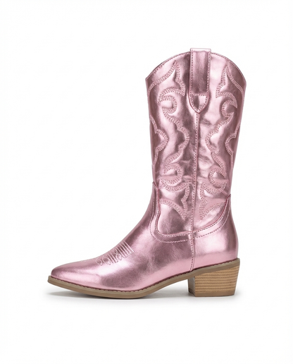 Kvetina – elegantné a pohodlné kovové cowboy topánky na každodenné nosenie